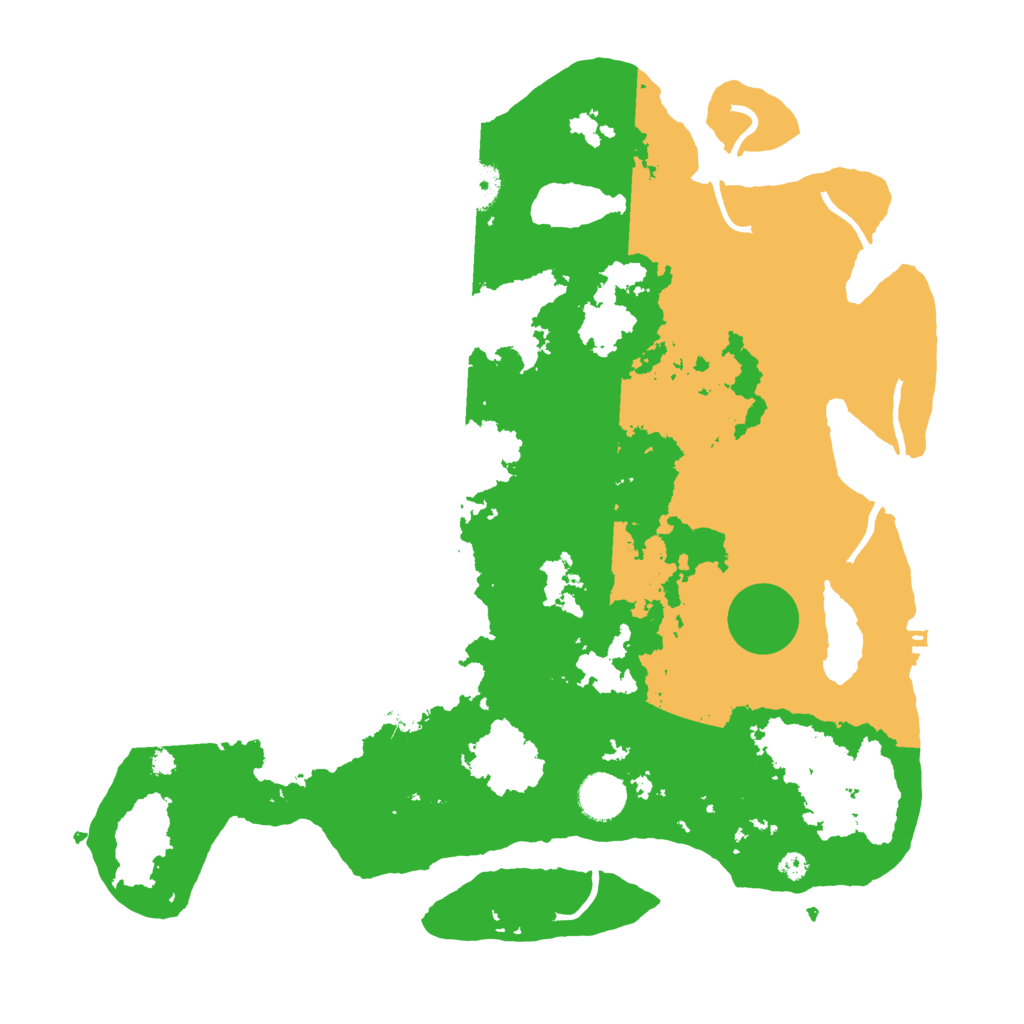 Biome Rust Map: Procedural Map, Size: 3800, Seed: 63929012