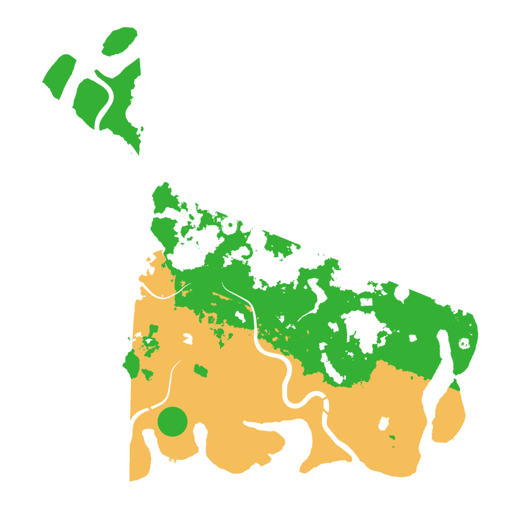 Biome Rust Map: Procedural Map, Size: 4500, Seed: 606609443