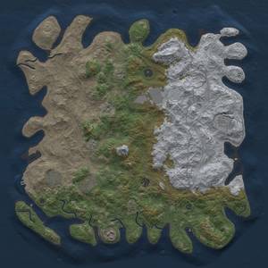 Thumbnail Rust Map: Procedural Map, Size: 4500, Seed: 1851703476, 16 Monuments