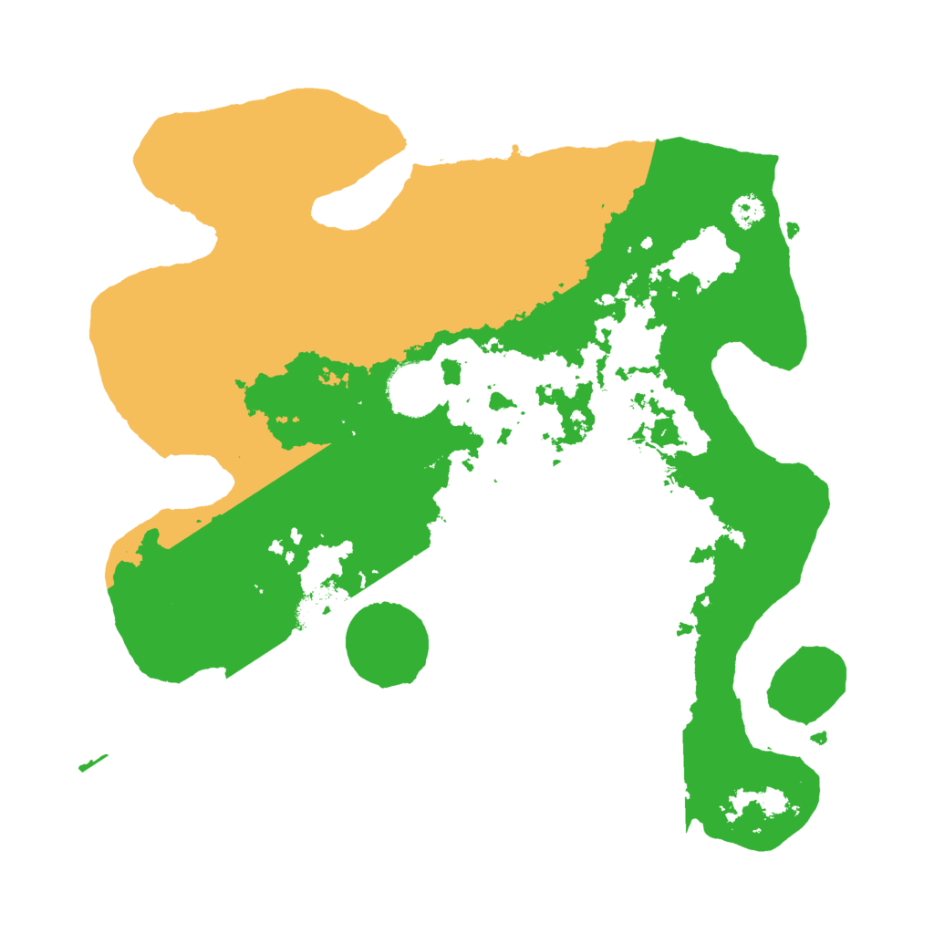 Biome Rust Map: Procedural Map, Size: 3000, Seed: 2021304893