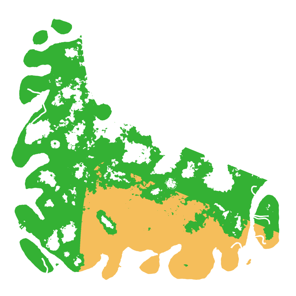 Biome Rust Map: Procedural Map, Size: 5000, Seed: 8954