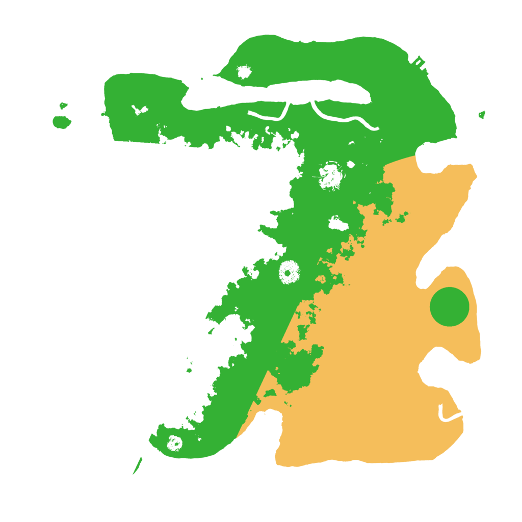 Biome Rust Map: Procedural Map, Size: 3500, Seed: 102302368