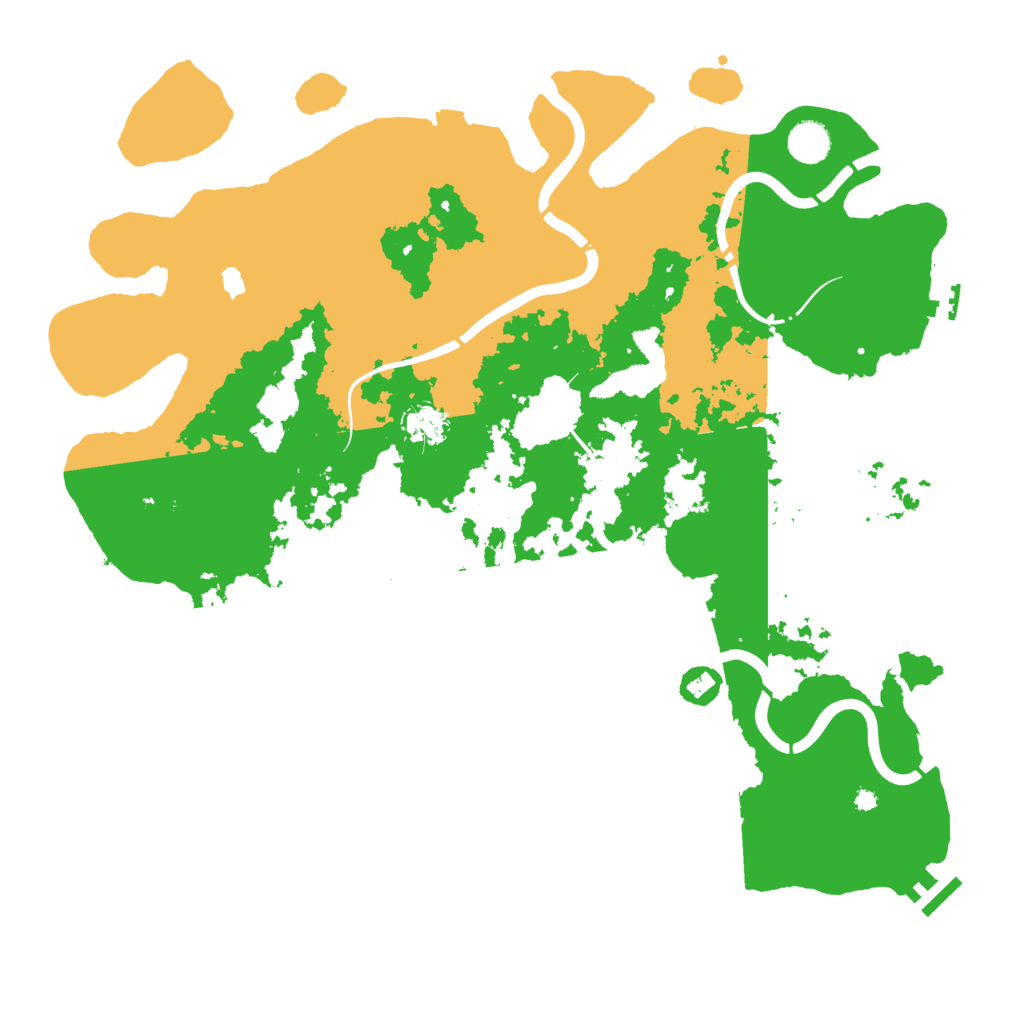 Biome Rust Map: Procedural Map, Size: 4250, Seed: 842865157