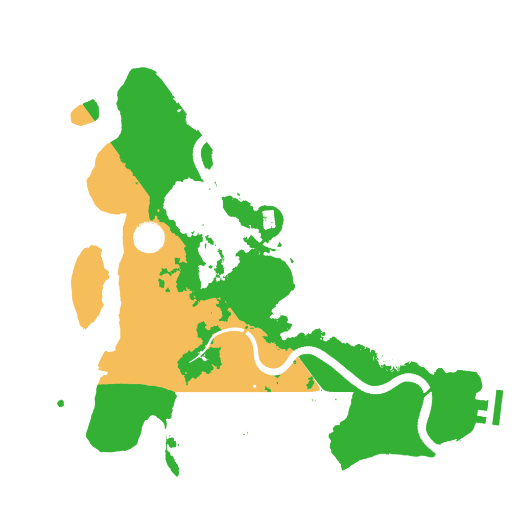 Biome Rust Map: Procedural Map, Size: 3000, Seed: 1275912612