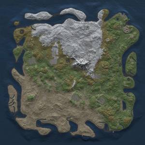 Thumbnail Rust Map: Procedural Map, Size: 5000, Seed: 20623, 19 Monuments