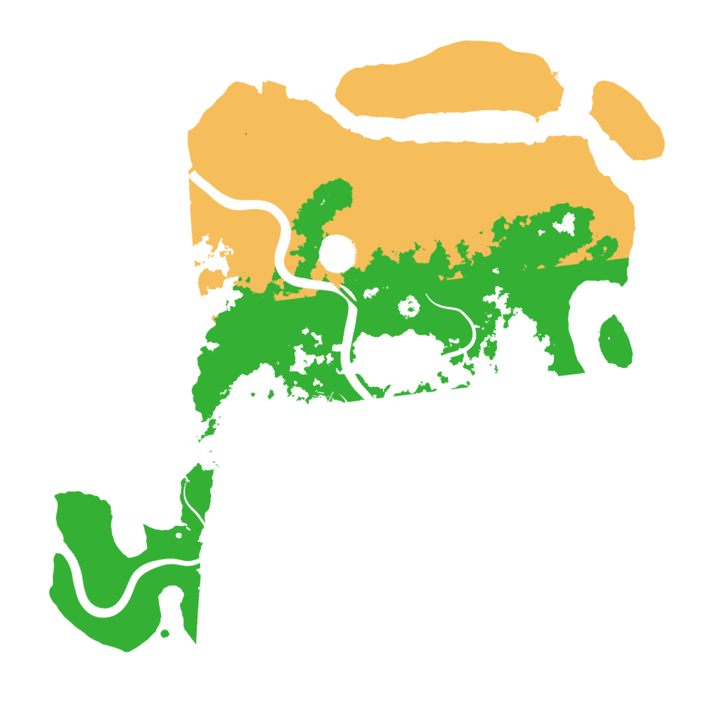 Biome Rust Map: Procedural Map, Size: 3500, Seed: 43056720