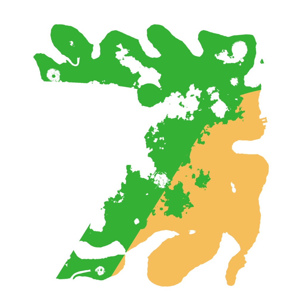 Biome Rust Map: Procedural Map, Size: 3500, Seed: 2024962228