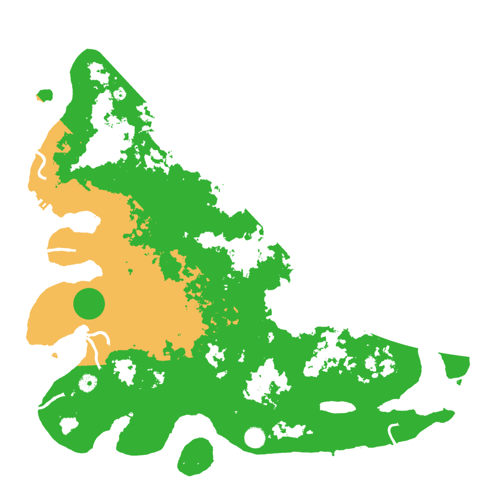 Biome Rust Map: Procedural Map, Size: 4200, Seed: 223678