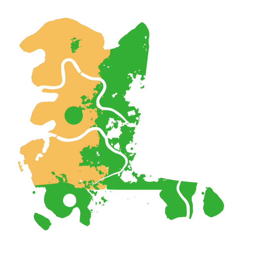 Biome Rust Map: Procedural Map, Size: 3652, Seed: 157