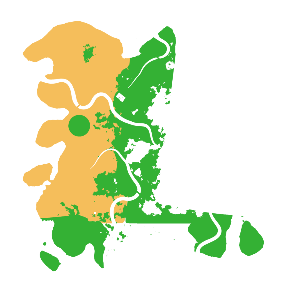 Biome Rust Map: Procedural Map, Size: 3652, Seed: 157
