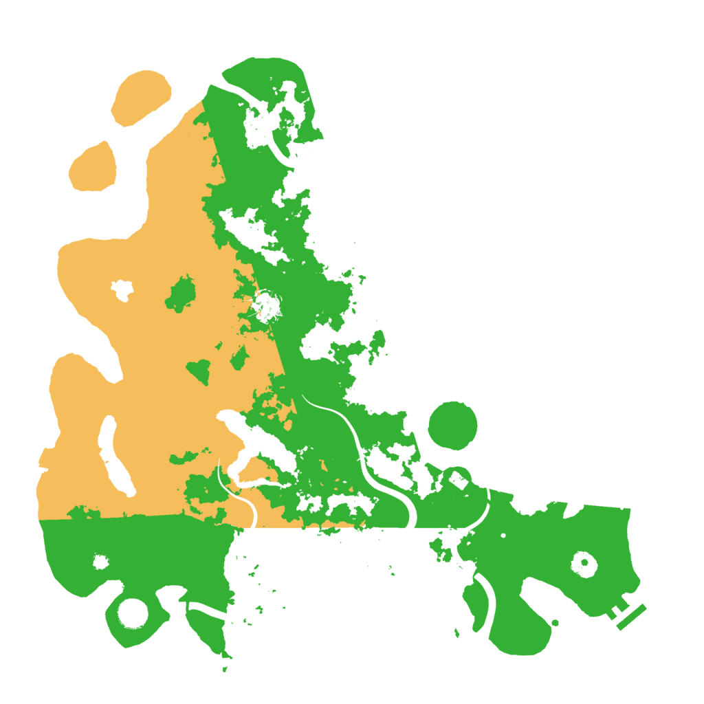 Biome Rust Map: Procedural Map, Size: 4100, Seed: 43359020
