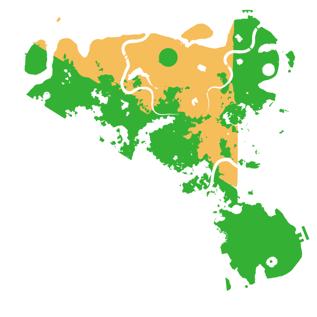 Biome Rust Map: Procedural Map, Size: 4500, Seed: 8956