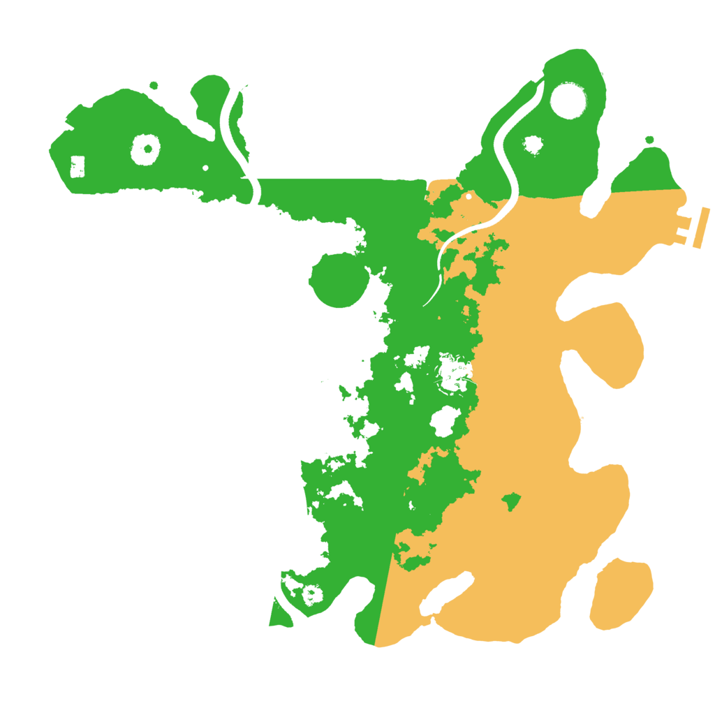 Biome Rust Map: Procedural Map, Size: 3500, Seed: 735302738