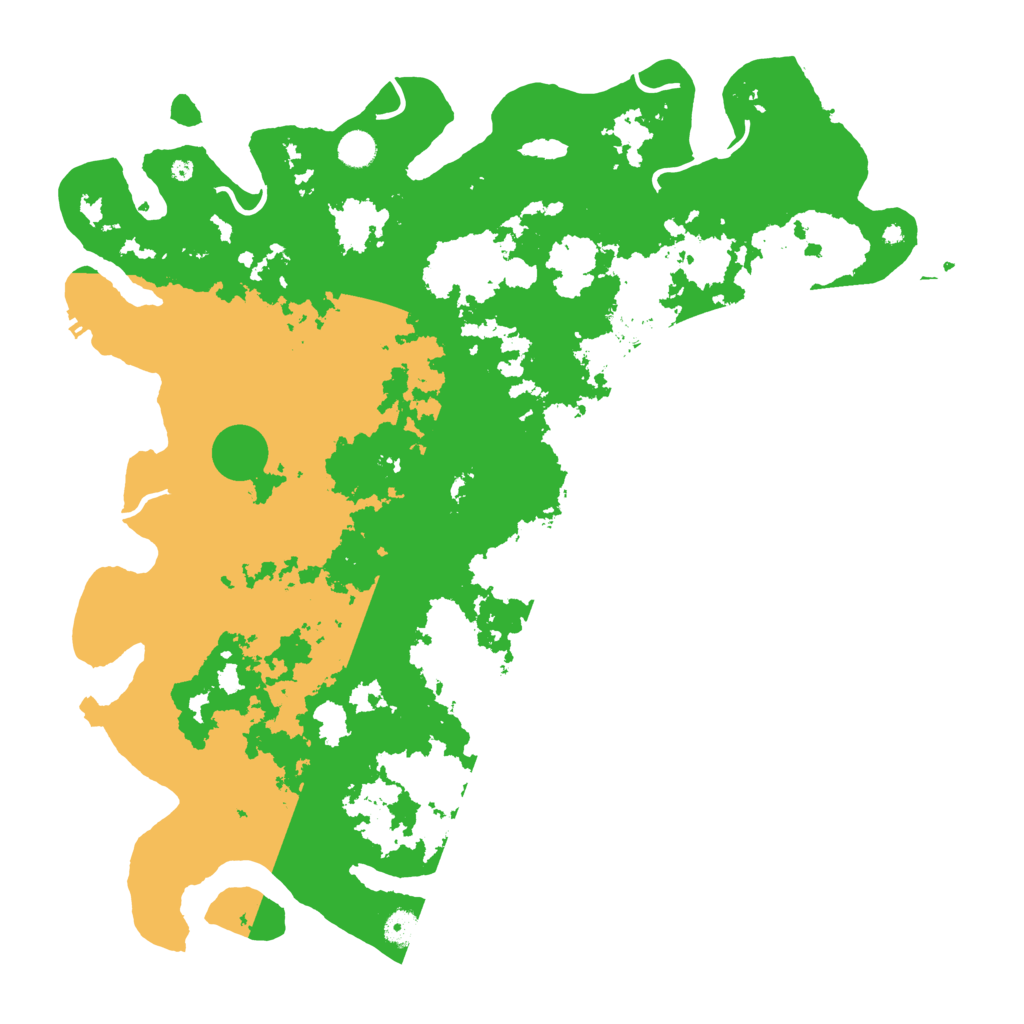 Biome Rust Map: Procedural Map, Size: 4800, Seed: 258