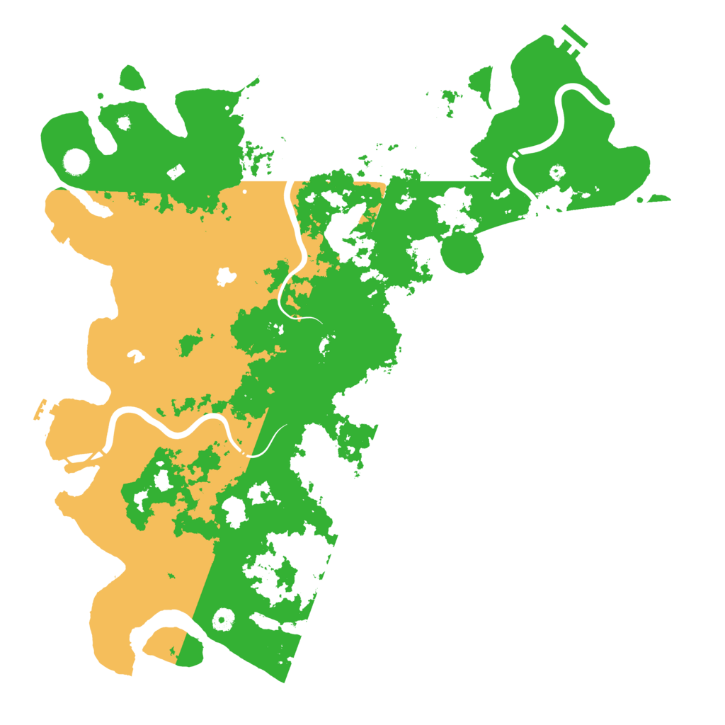 Biome Rust Map: Procedural Map, Size: 4800, Seed: 258