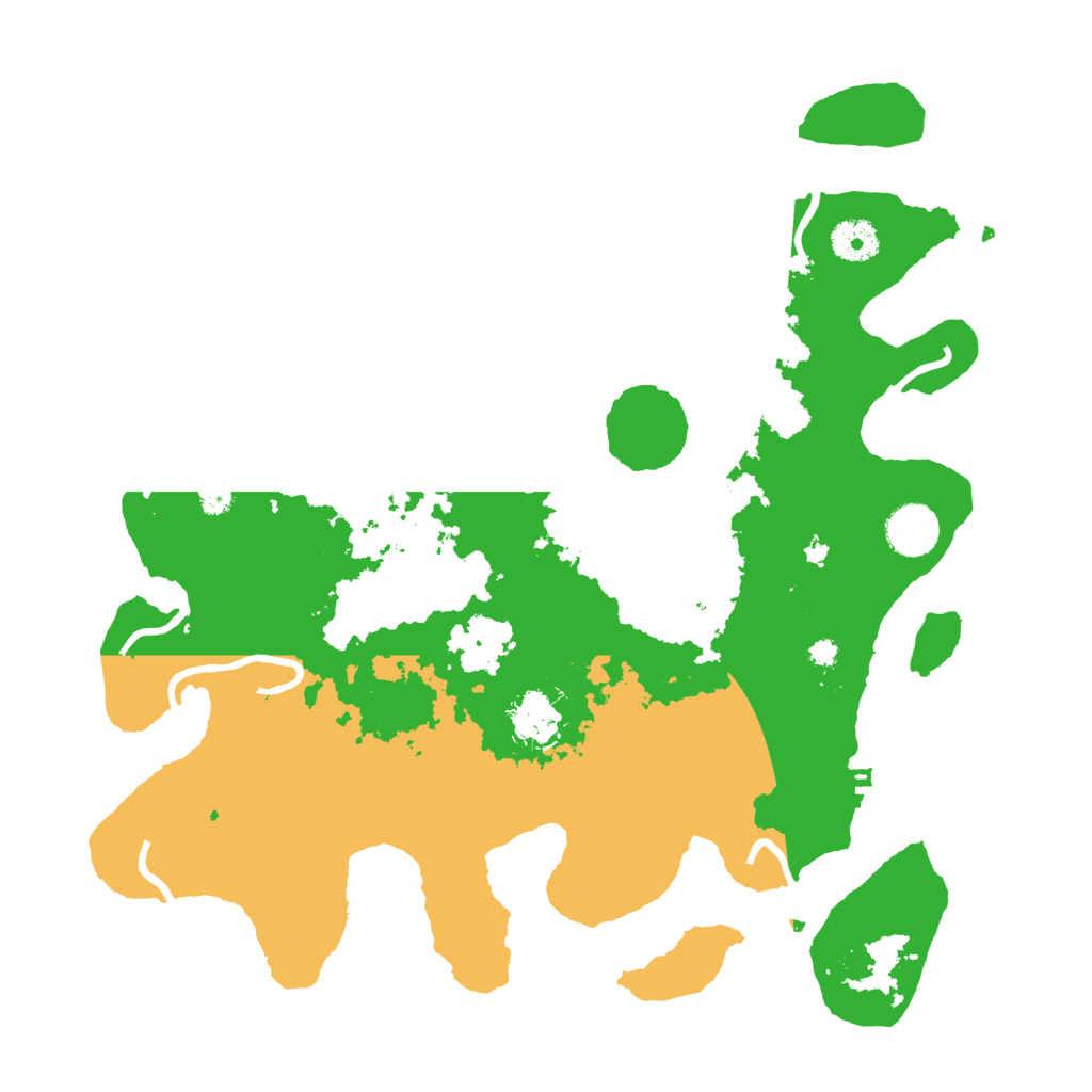 Biome Rust Map: Procedural Map, Size: 3650, Seed: 55262205