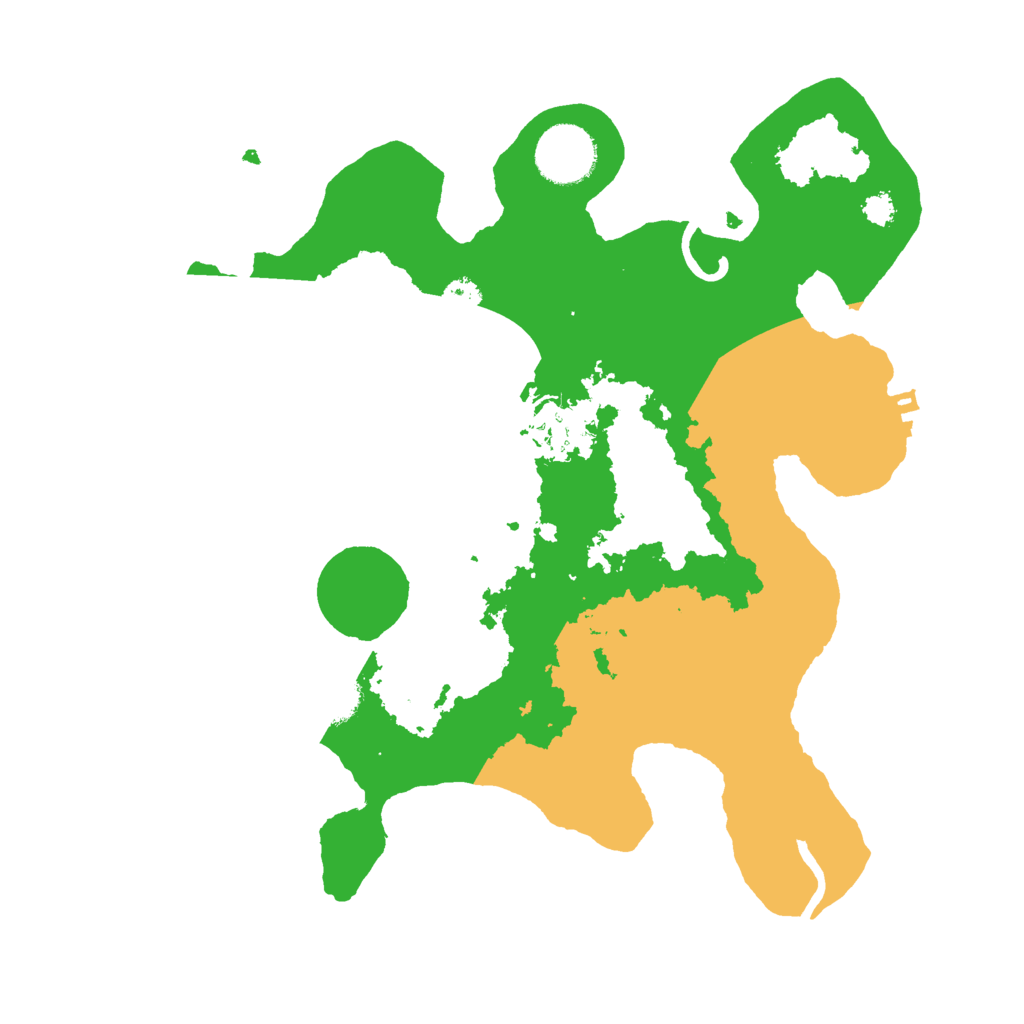 Biome Rust Map: Procedural Map, Size: 3000, Seed: 10988