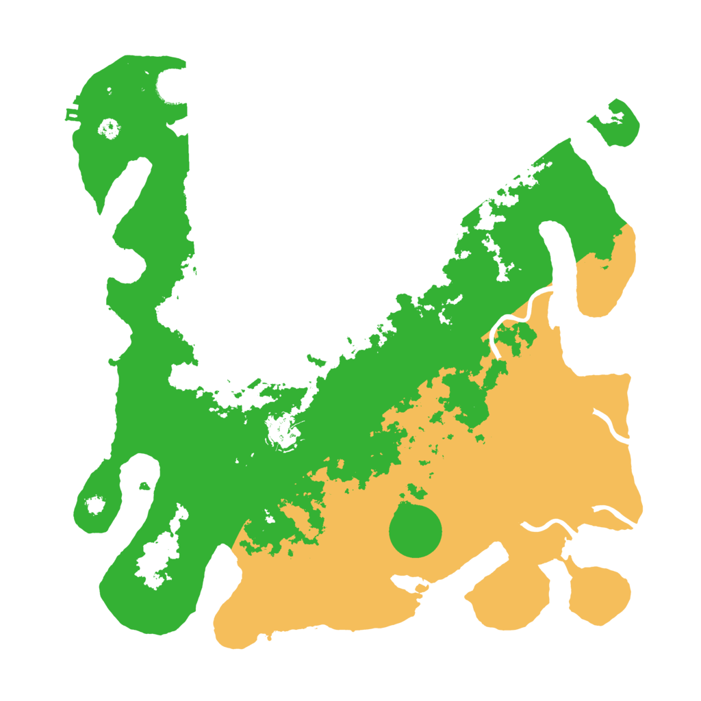 Biome Rust Map: Procedural Map, Size: 3500, Seed: 1624378670
