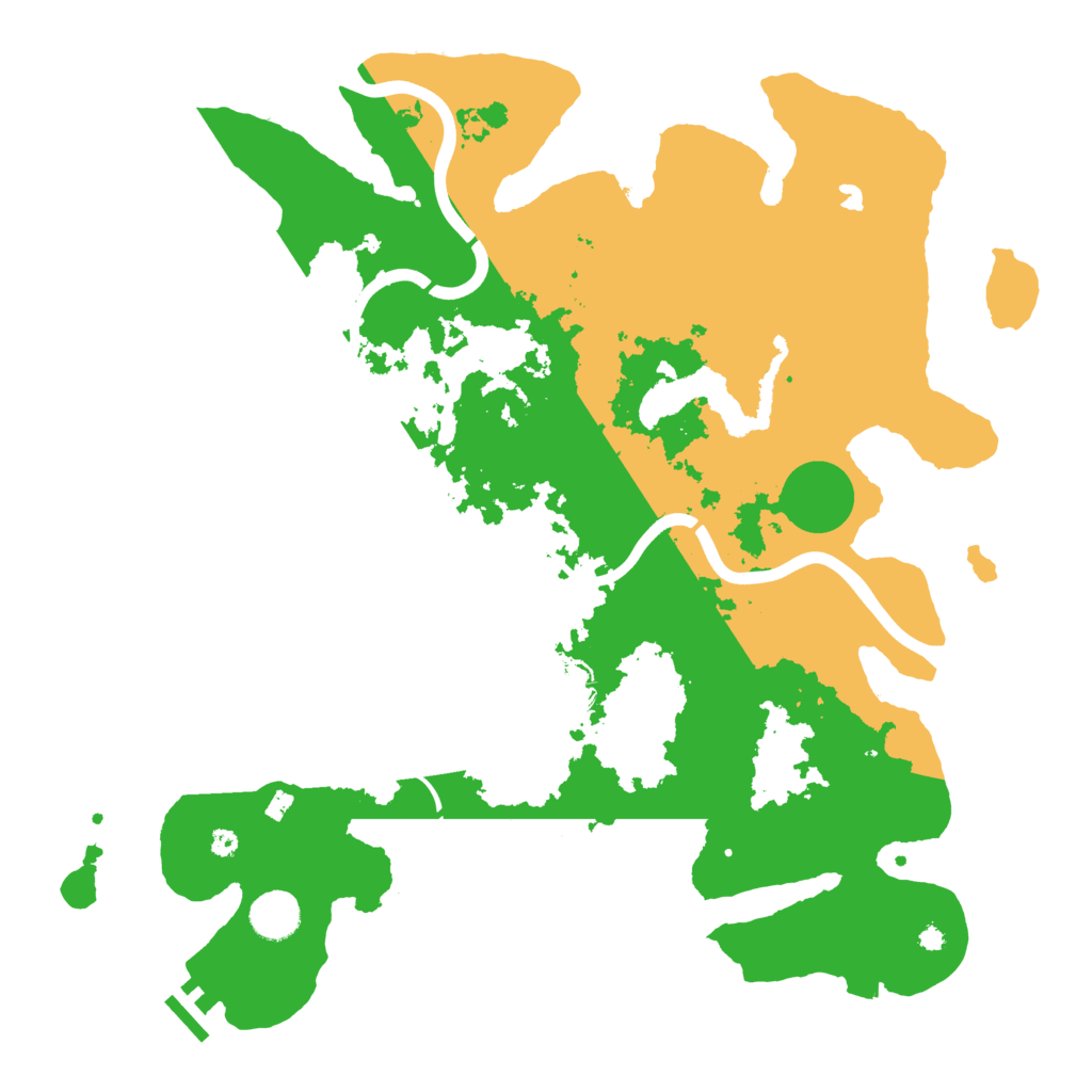 Biome Rust Map: Procedural Map, Size: 4000, Seed: 145