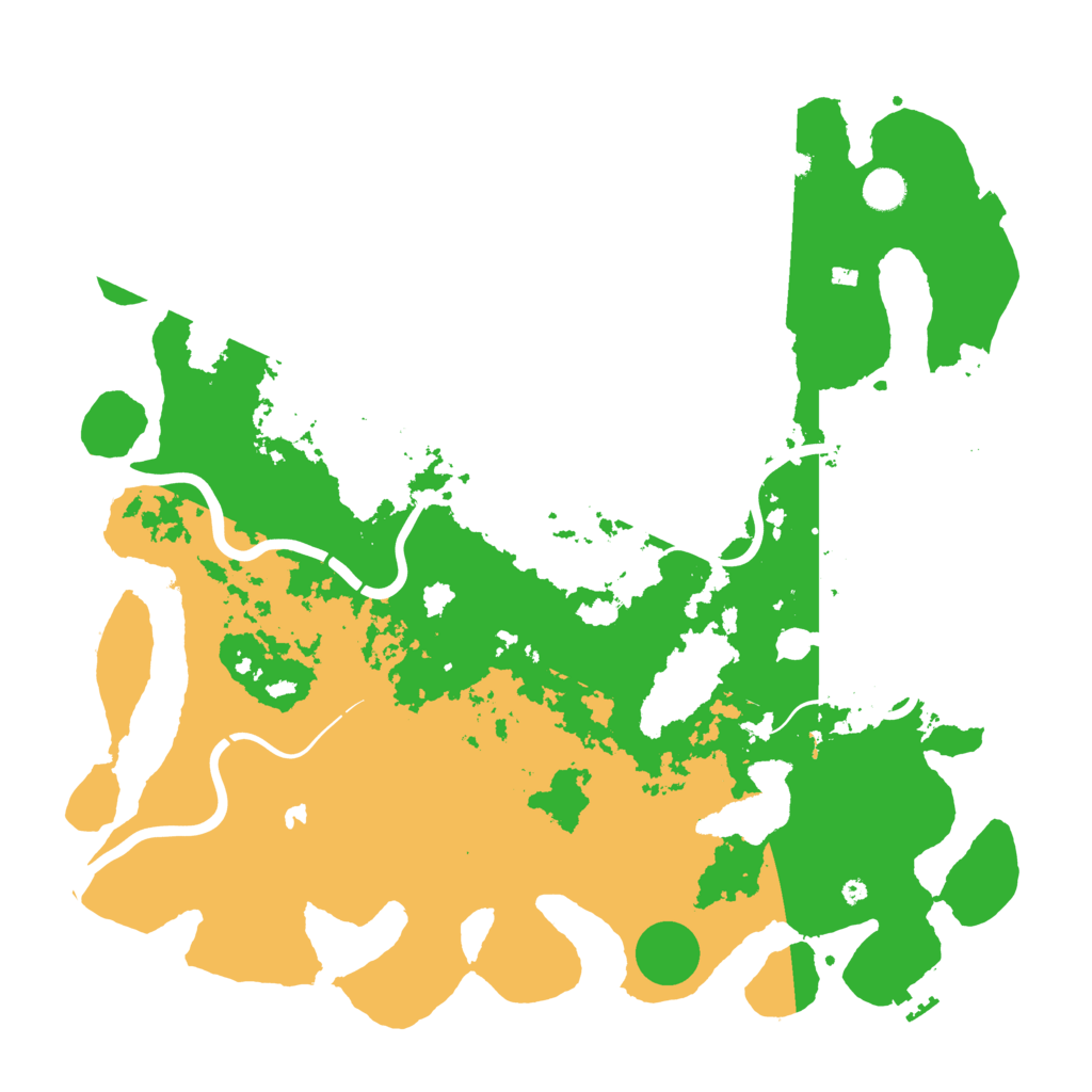Biome Rust Map: Procedural Map, Size: 4495, Seed: 96056459