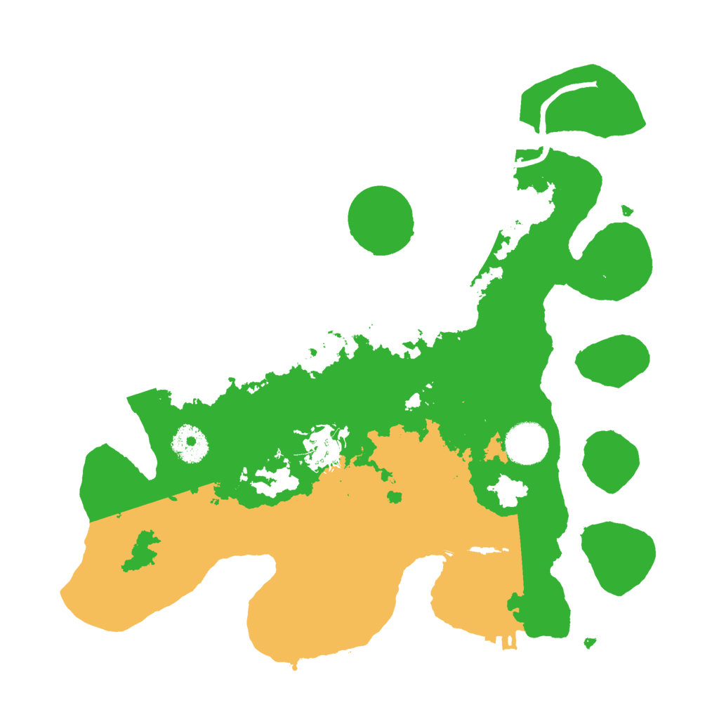 Biome Rust Map: Procedural Map, Size: 3000, Seed: 1837856433