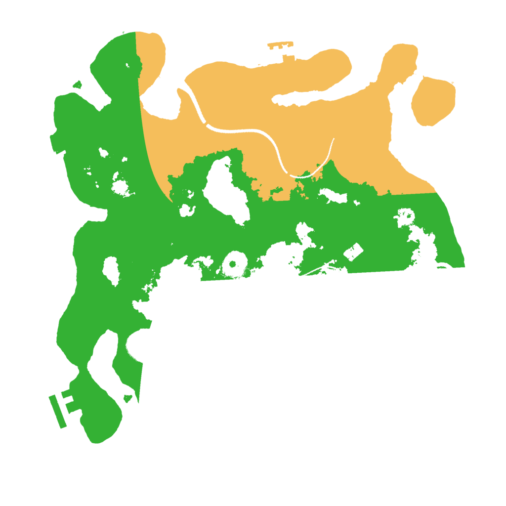 Biome Rust Map: Procedural Map, Size: 3000, Seed: 597675594