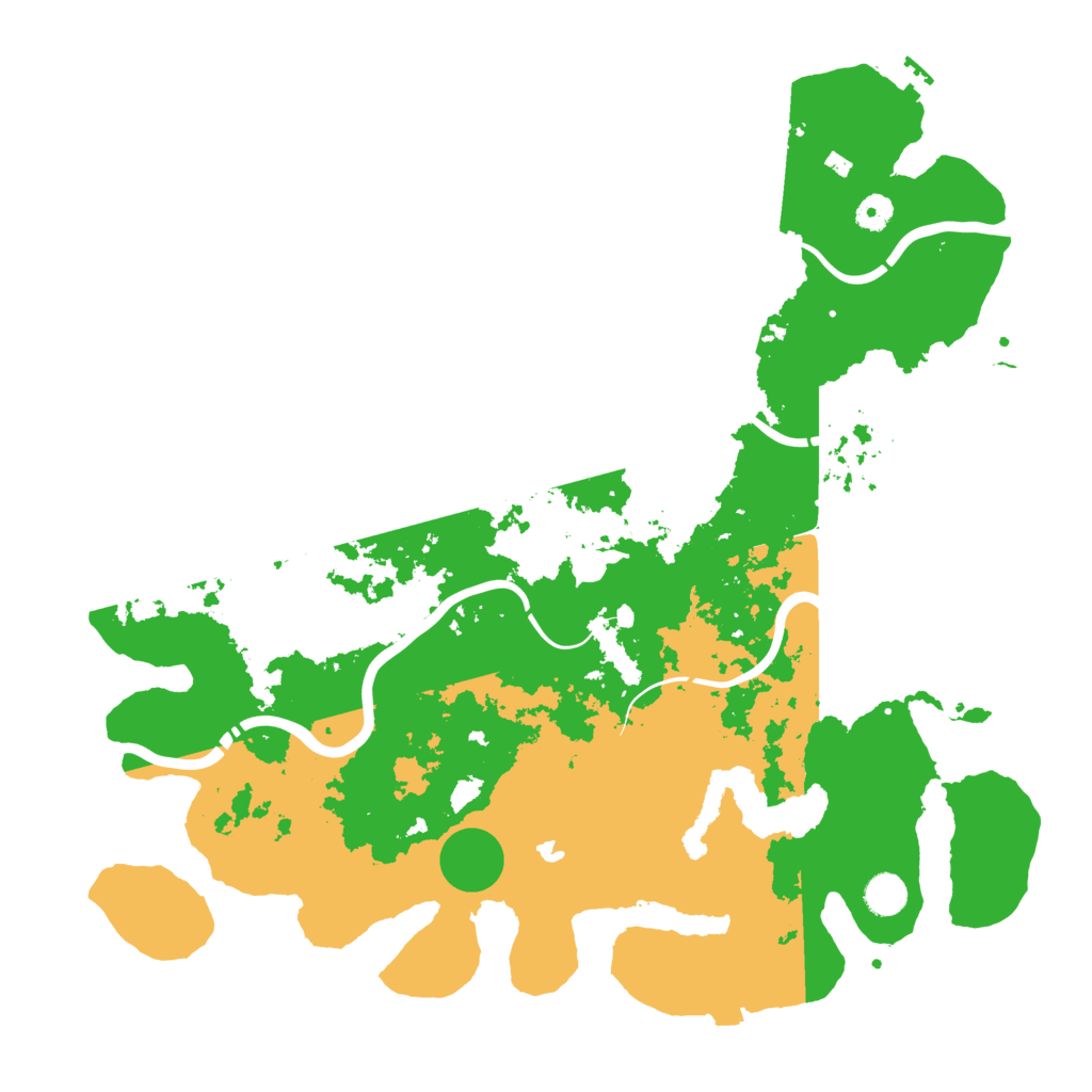Biome Rust Map: Procedural Map, Size: 4500, Seed: 83645234
