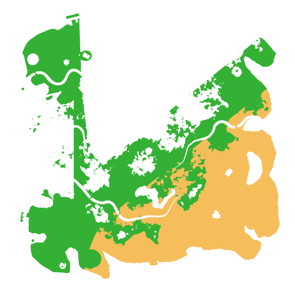 Biome Rust Map: Procedural Map, Size: 4500, Seed: 1008739770