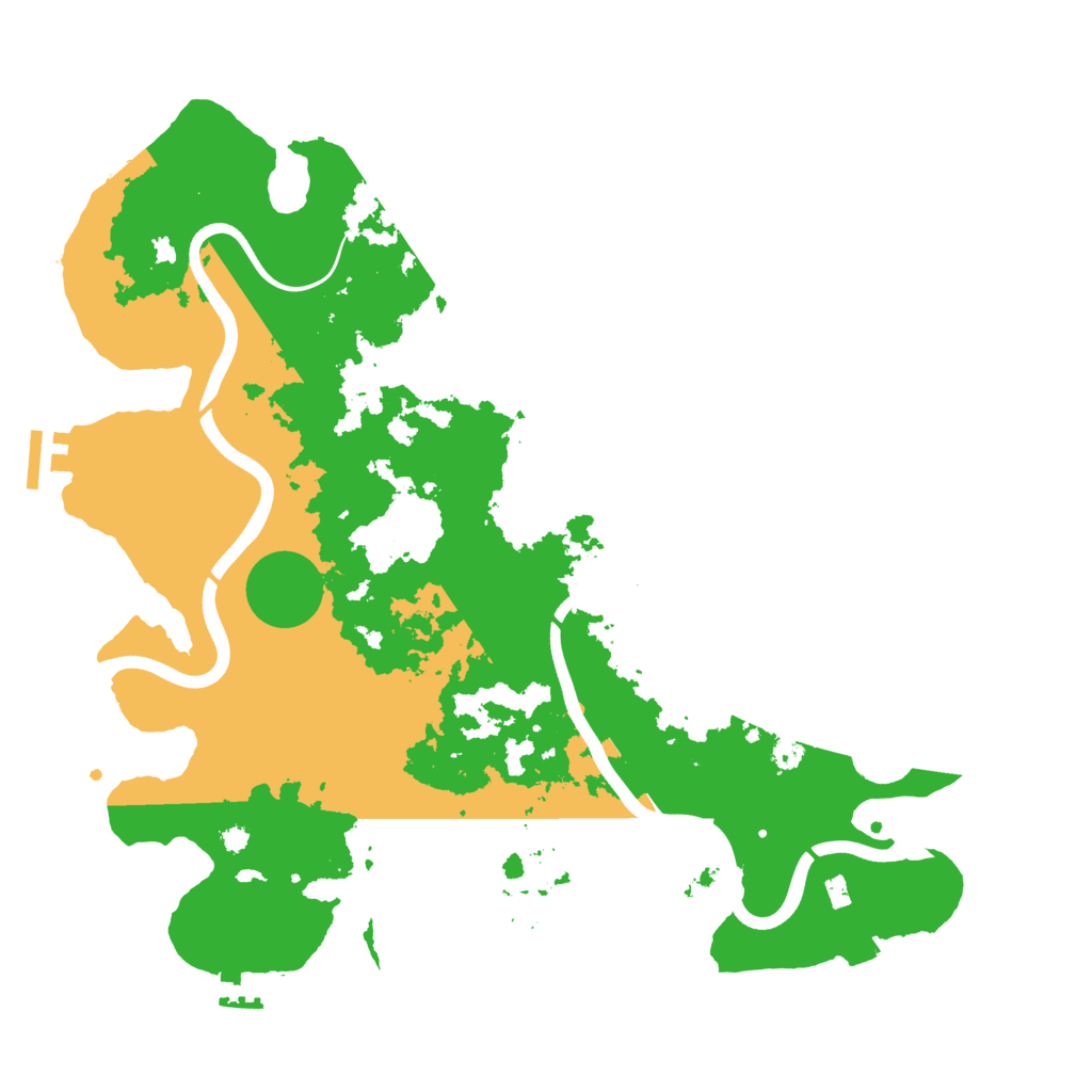 Biome Rust Map: Procedural Map, Size: 3750, Seed: 65507301