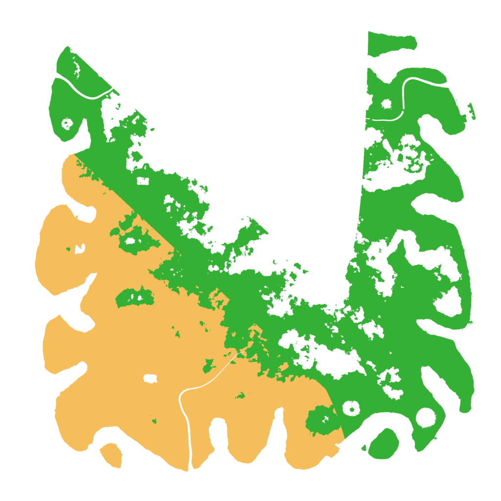 Biome Rust Map: Procedural Map, Size: 4500, Seed: 1097354940