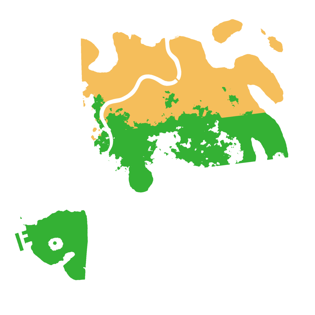 Biome Rust Map: Procedural Map, Size: 3500, Seed: 1915408989