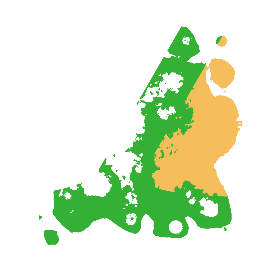 Biome Rust Map: Procedural Map, Size: 3500, Seed: 1688235955