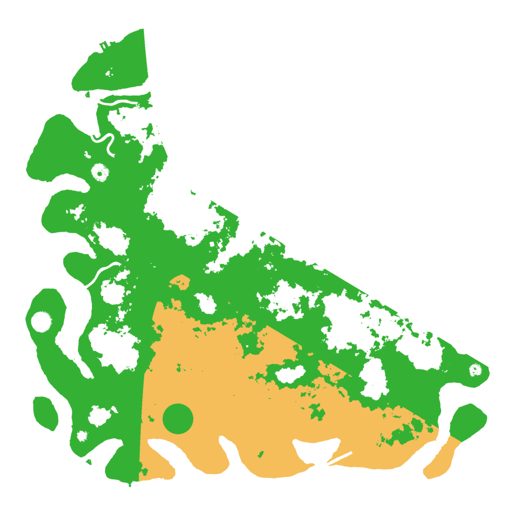 Biome Rust Map: Procedural Map, Size: 4500, Seed: 702735530