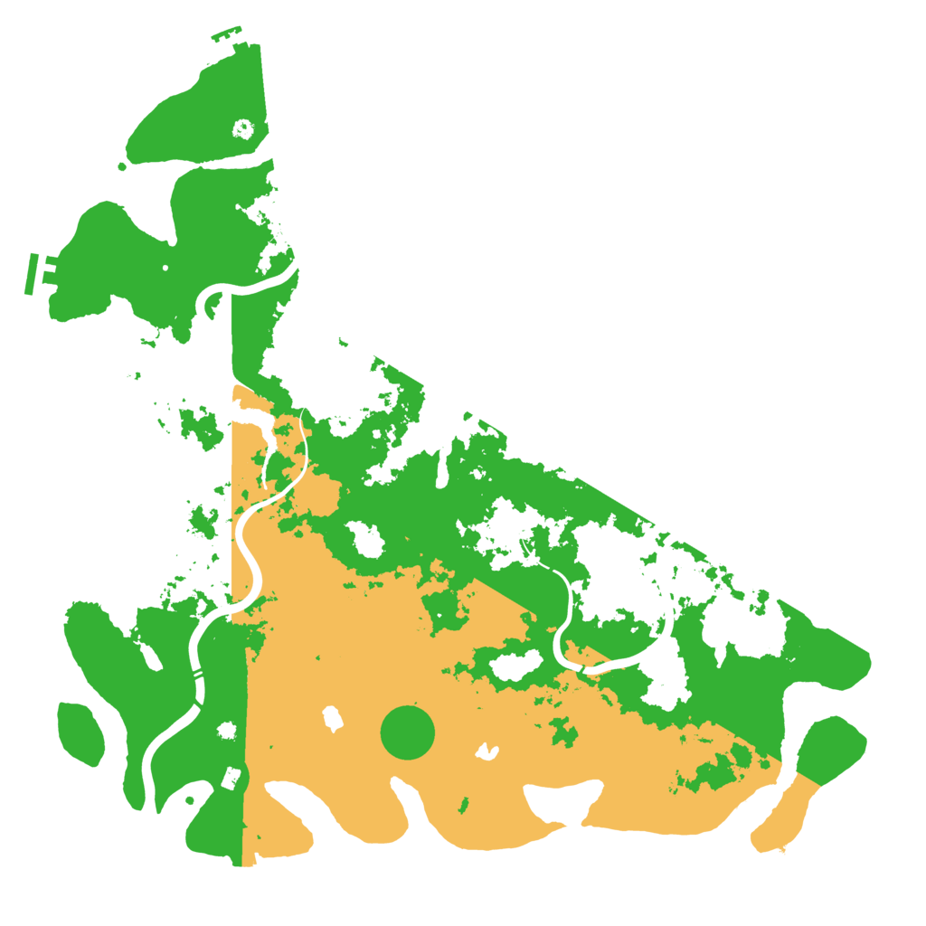 Biome Rust Map: Procedural Map, Size: 4500, Seed: 702735530