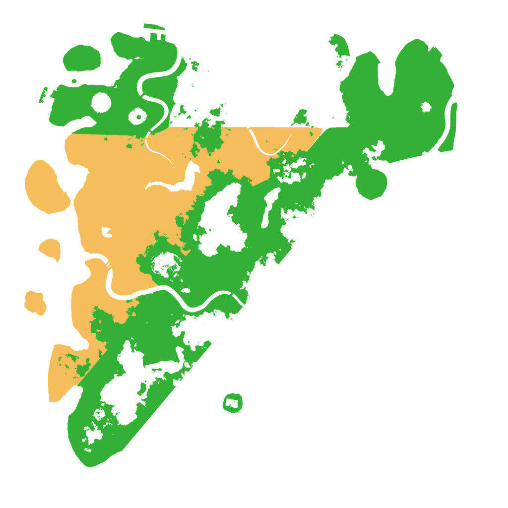 Biome Rust Map: Procedural Map, Size: 4500, Seed: 81205