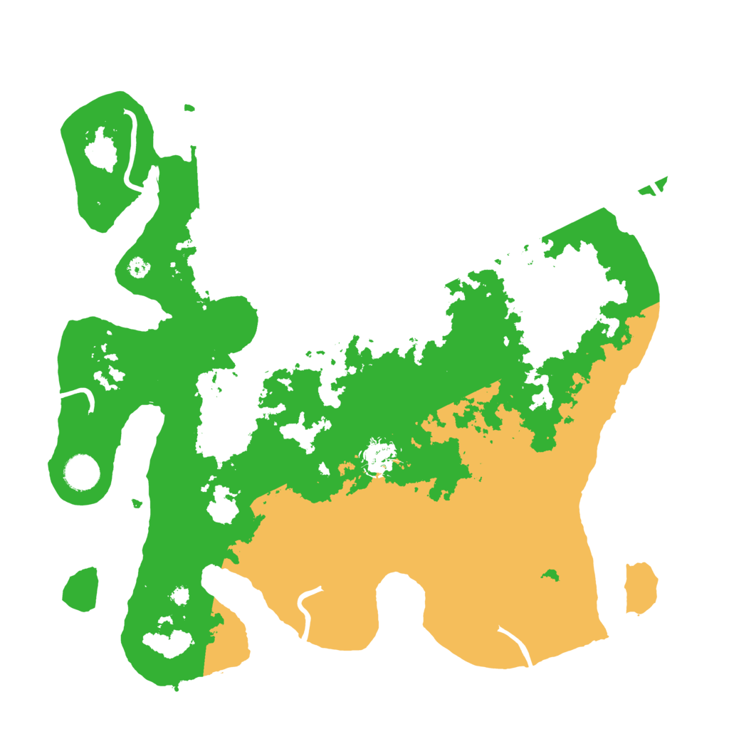 Biome Rust Map: Procedural Map, Size: 3600, Seed: 56851648