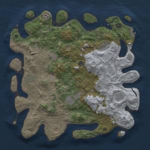 Thumbnail Rust Map: Procedural Map, Size: 4250, Seed: 1476773512, 19 Monuments