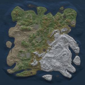 Thumbnail Rust Map: Procedural Map, Size: 4250, Seed: 976593045, 16 Monuments