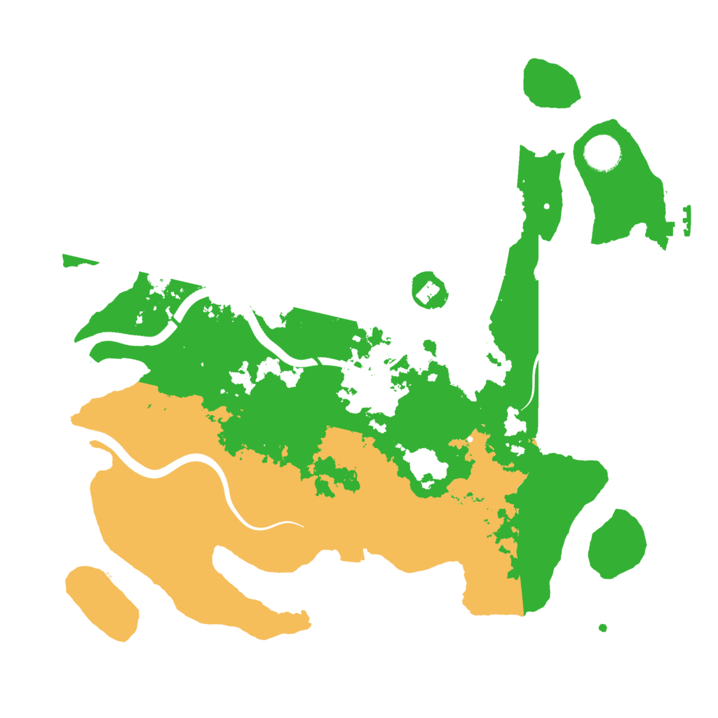 Biome Rust Map: Procedural Map, Size: 3500, Seed: 2081500660