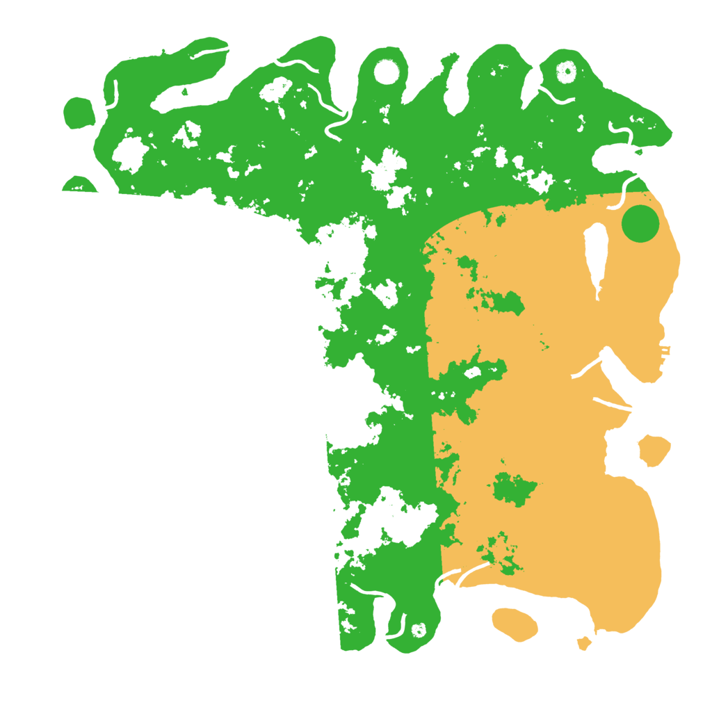 Biome Rust Map: Procedural Map, Size: 5000, Seed: 1360997159