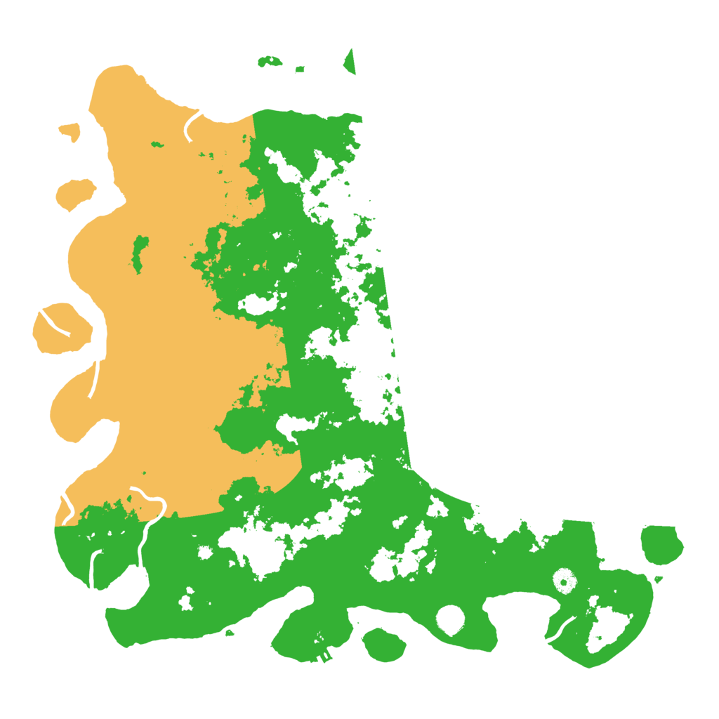 Biome Rust Map: Procedural Map, Size: 4500, Seed: 535752109