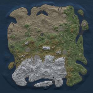 Thumbnail Rust Map: Procedural Map, Size: 4500, Seed: 894065623, 19 Monuments