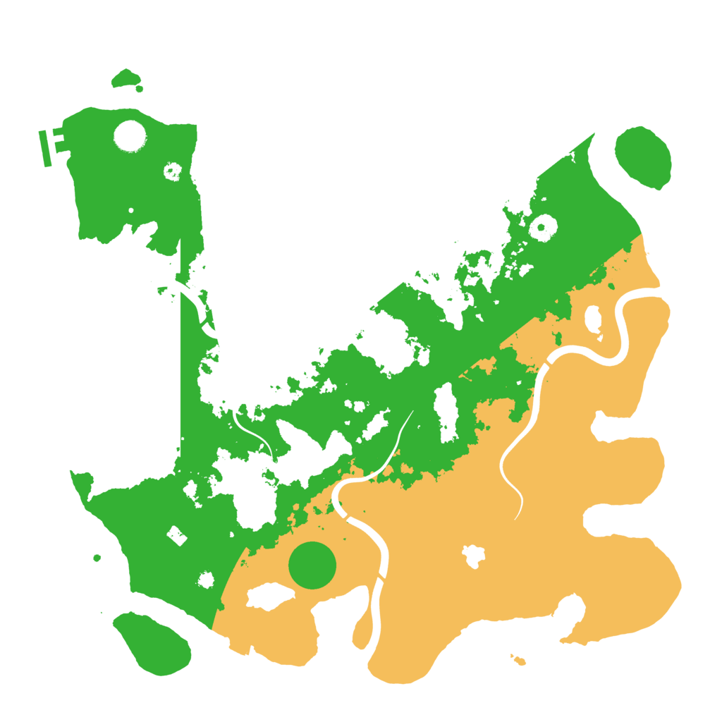 Biome Rust Map: Procedural Map, Size: 4000, Seed: 2497683