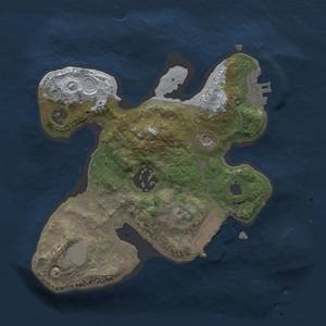 Thumbnail Rust Map: Procedural Map, Size: 2000, Seed: 659397121, 7 Monuments