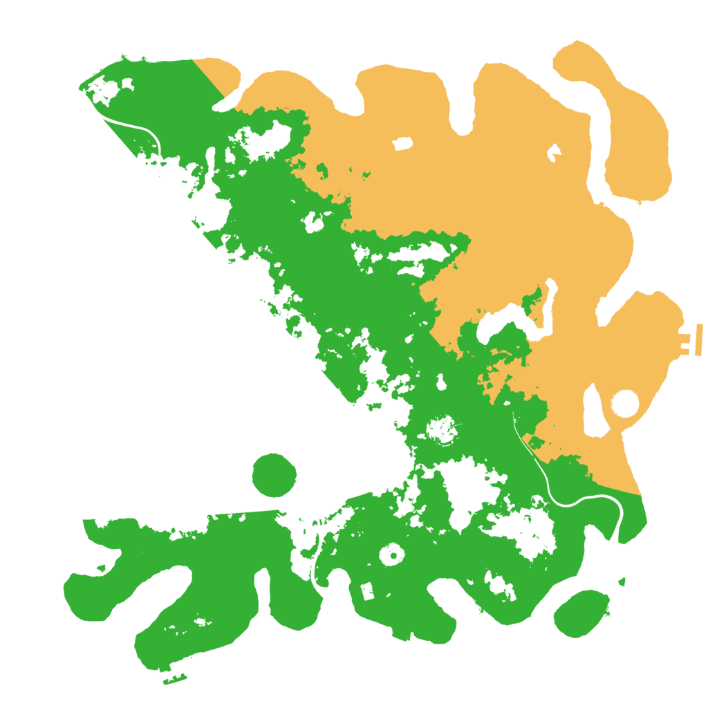 Biome Rust Map: Procedural Map, Size: 4500, Seed: 1088602241