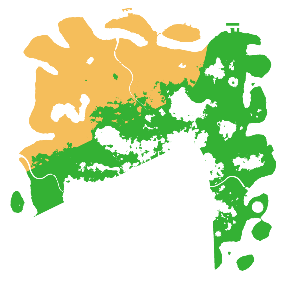 Biome Rust Map: Procedural Map, Size: 4500, Seed: 6159