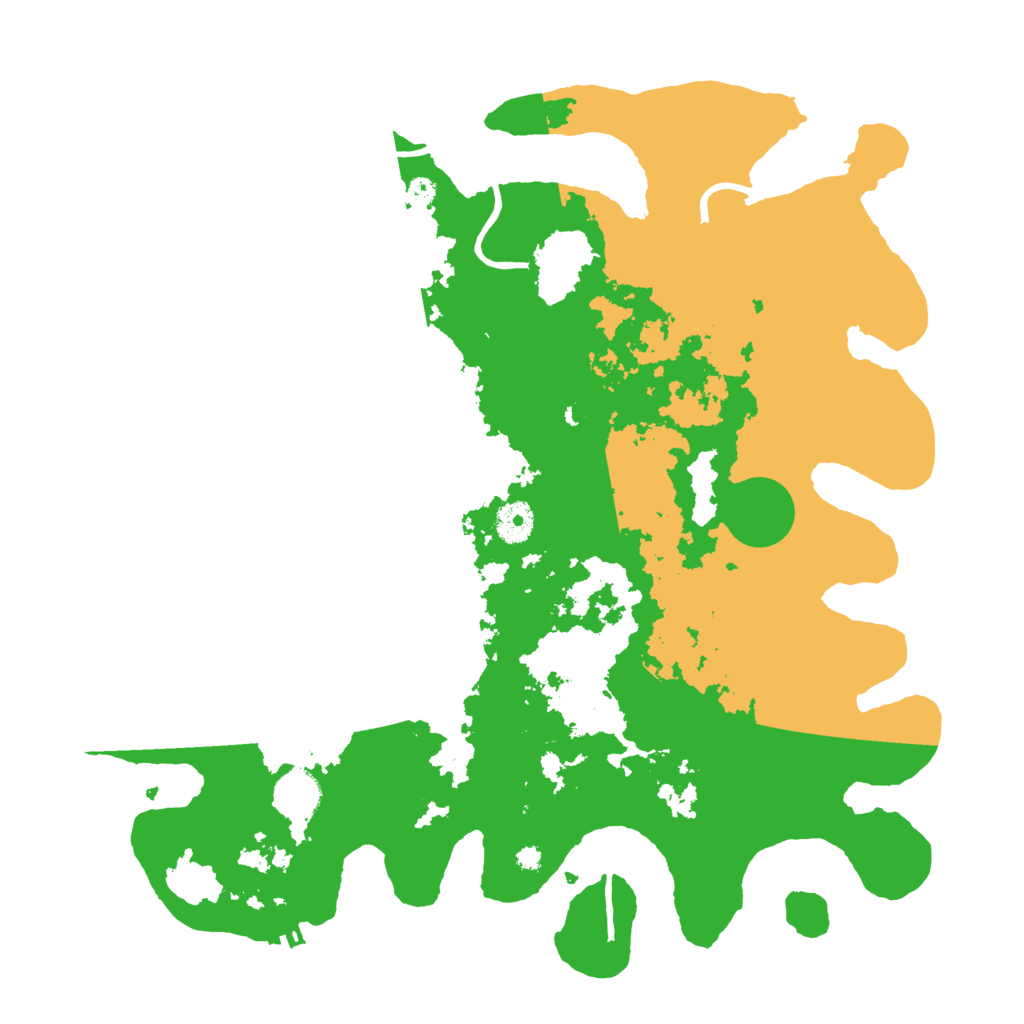 Biome Rust Map: Procedural Map, Size: 3850, Seed: 7659867