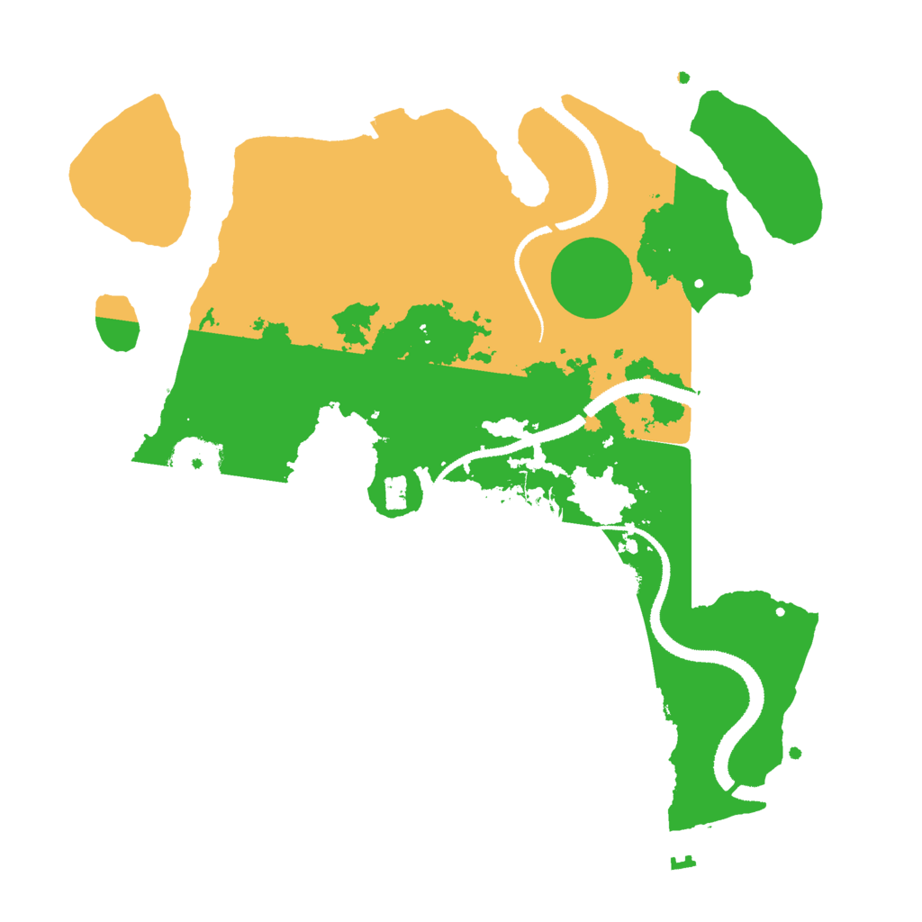 Biome Rust Map: Procedural Map, Size: 3000, Seed: 1137614570