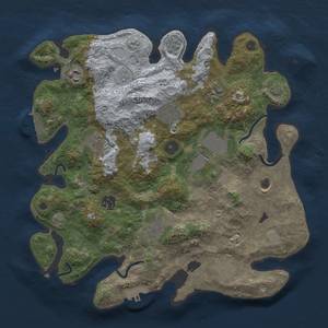 Thumbnail Rust Map: Procedural Map, Size: 3500, Seed: 2121970751, 18 Monuments