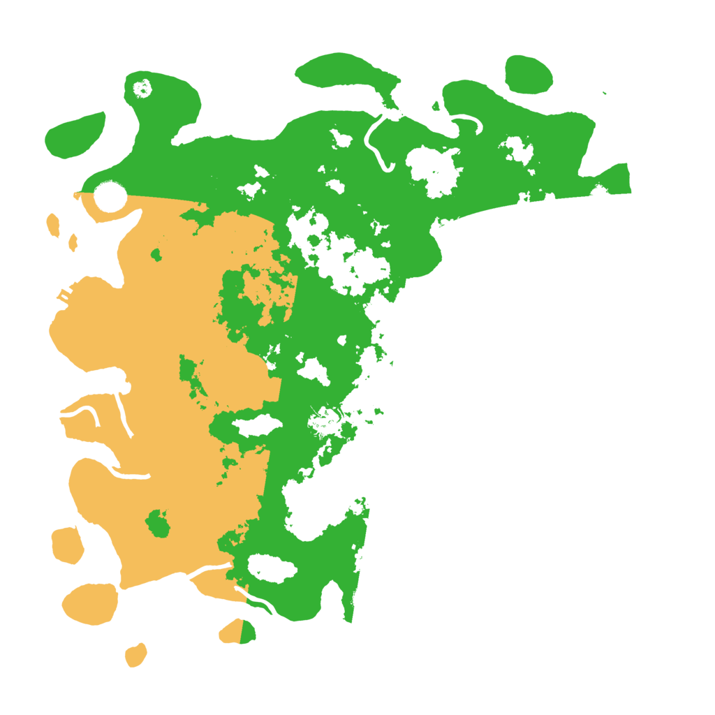 Biome Rust Map: Procedural Map, Size: 4000, Seed: 88168910